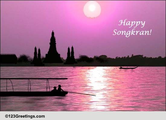 Happy Songkran Greeting. Free Songkran (Thailand) eCards, Greeting Cards | 123 Greetings