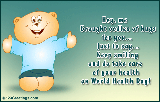 Happy World Health Day.