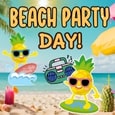 Have A Blast On Beach Party Day.