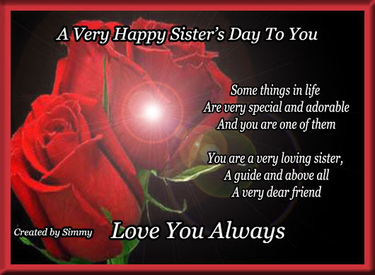 Wish For The Best Sis. Free Sister's Day eCards, Greeting Cards | 123