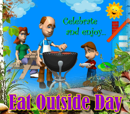 Celebrate Eat Outside Day. Free Eat Outside Day eCards, Greeting Cards