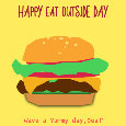 Happy Eat Outside Day, Yummy Day