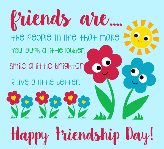 Fun Friendship Flowers. Free Flowers eCards, Greeting Cards 123 Greetings