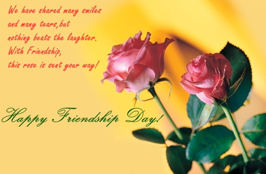 Shared Smiles. Free Happy Friendship Day eCards, Greeting Cards | 123