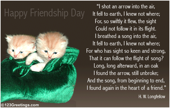 Heart Of A Friend... Free Poems & Quotes eCards, Greeting Cards | 123
