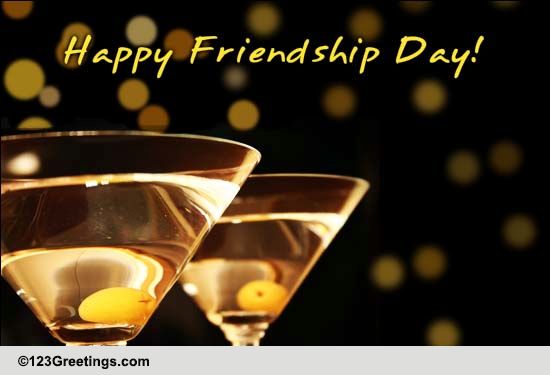 Cheers To Our Friendship! Free Poems & Quotes eCards, Greeting Cards