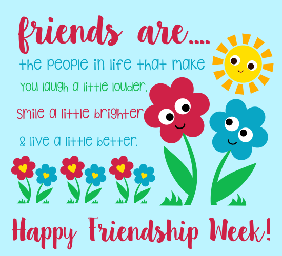 Send Friendship Week Card!