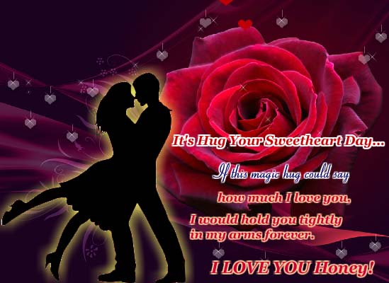 Magic And Tight Hug For You Sweetheart Free Hug Your Sweetheart Day