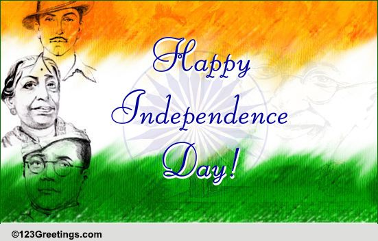 Honoring The Bravehearts Free Independence Day (india) Ecards 