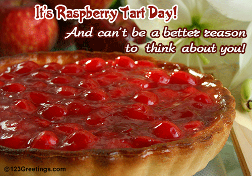 For You On Raspberry Tart Day!