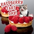 Raspberry Tart Day Wish.