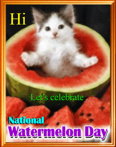 Let&#39;s Celebrate Watermelon Day! Free National Watermelon Day eCards | 123  Greetings