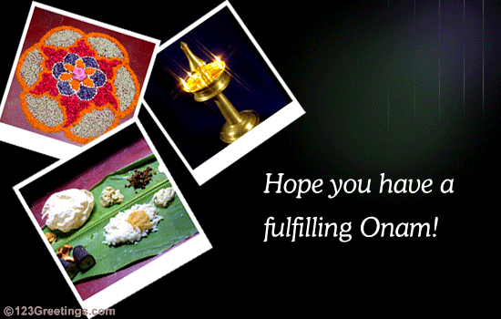 Fulfilling Onam...