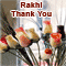 Raksha Bandhan Thank You With Flowers.