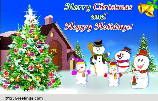 A Christmas Message For Your Family! Free Family eCards, Greeting Cards