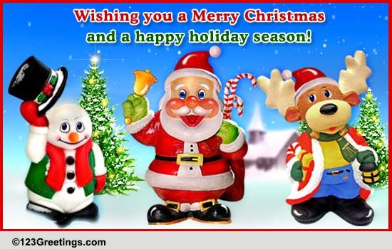 Christmas Greetings For Your Family! Free Family eCards, Greeting Cards | 123 Greetings