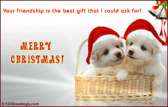 For Friends During Christmas! Free Friends eCards, Greeting Cards  123