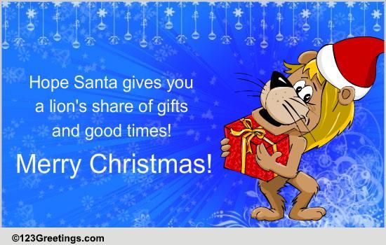 Fun Christmas Message! Free Humor &amp; Pranks eCards, Greeting Cards | 123 Greetings