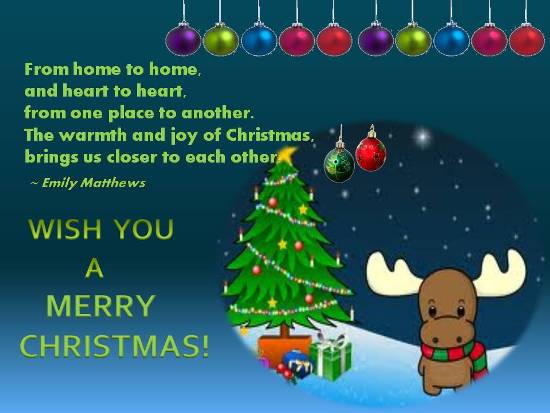 Heartfelt Christmas Greetings. Free Good Tidings eCards, Greeting Cards | 123 Greetings