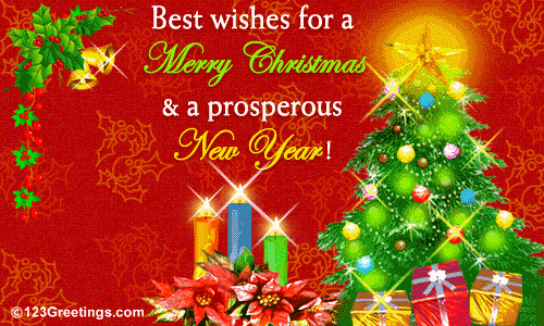 A Merry Christmas And A Prosperous New Year...