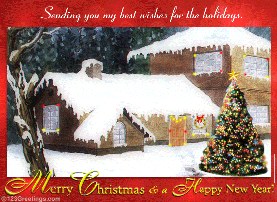 Greeting Card Sending The Sweetest Holiday Wishes