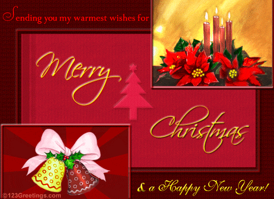 Merry Christmas Wishes! Free Business Greetings eCards, Greeting Cards | 123 Greetings