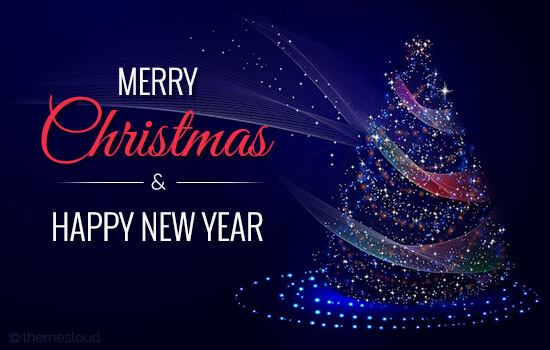 Merry Christmas &amp; Happy New Year To U! Free Business Greetings eCards