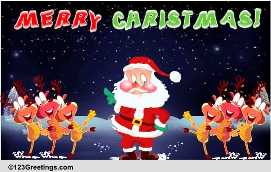 Have A Jolly Good Time On X'mas! Free Business Greetings Ecards 