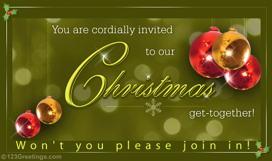 Merry Christmas Invitation!