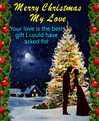 Merry Christmas, My Love! Free Love eCards, Greeting Cards | 123 Greetings