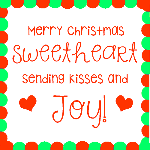 Merry Christmas Sweetheart! Free Love eCards, Greeting Cards | 123 Greetings