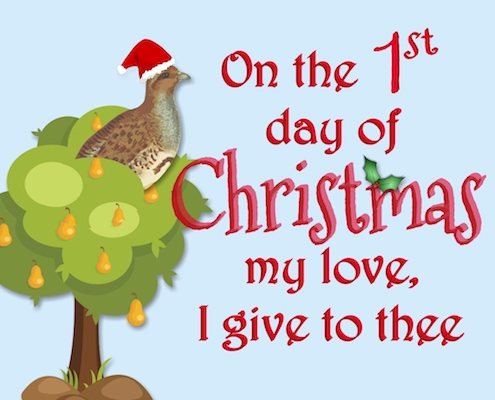 12 Days Of Christmas Love - 1st Day. Free Love eCards, Greeting Cards | 123 Greetings