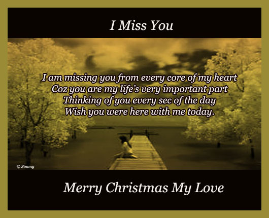 Missing You On This Christmas. Free Miss You eCards, Greeting Cards