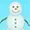 Animated Christmas Snowman.