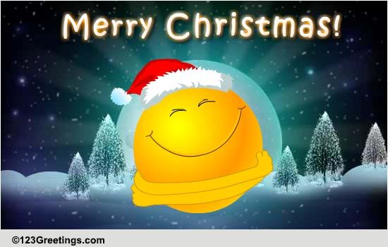 Christmas Smiley Hugs! Free Merry Christmas Wishes eCards | 123 Greetings