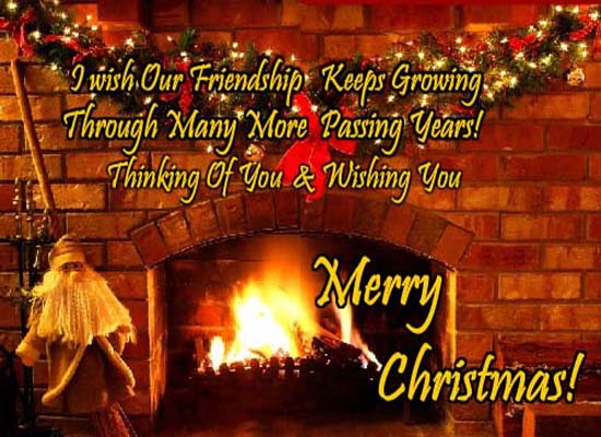 Wishes To A Special Friend! Free Merry Christmas Wishes eCards | 123