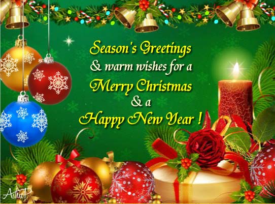 Warm Wishes On Christmas! Free Merry Christmas Wishes eCards  123