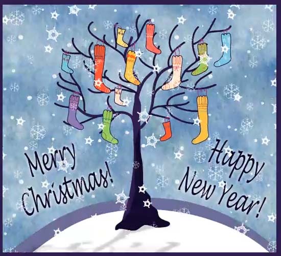 Merry Christmas And A Happy New Year! Free Merry Christmas Wishes