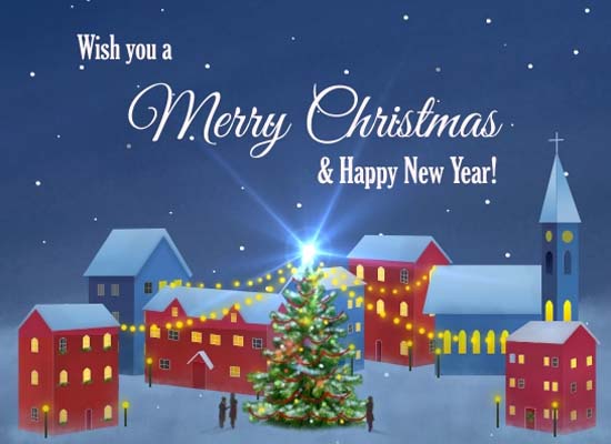 Christmas Blessings & Wishes. Free Merry Christmas Wishes ECards | 123 ...