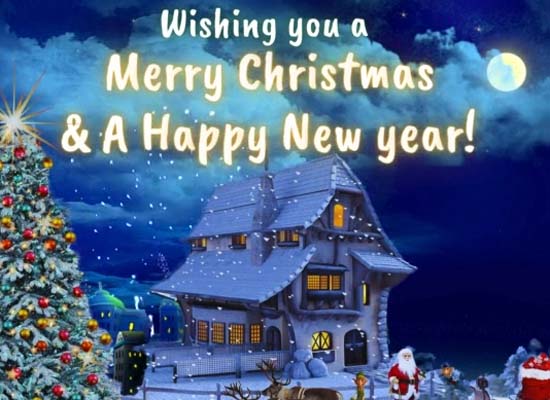 Merry Christmas And... Free Merry Christmas Wishes ECards | 123 Greetings