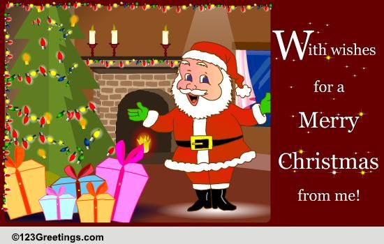 Santa Claus Is Coming Ur Way Free Santa Claus Ecards, Greeting Cards 