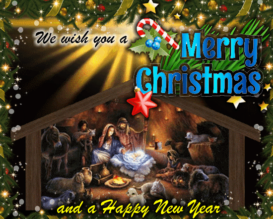 We Wish You A Merry Christmas. Free Religious Blessings eCards | 123 Greetings