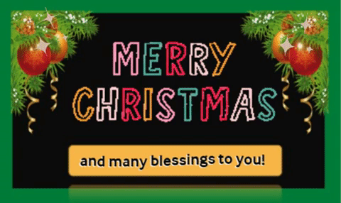 Merry Christmas And Blessings
