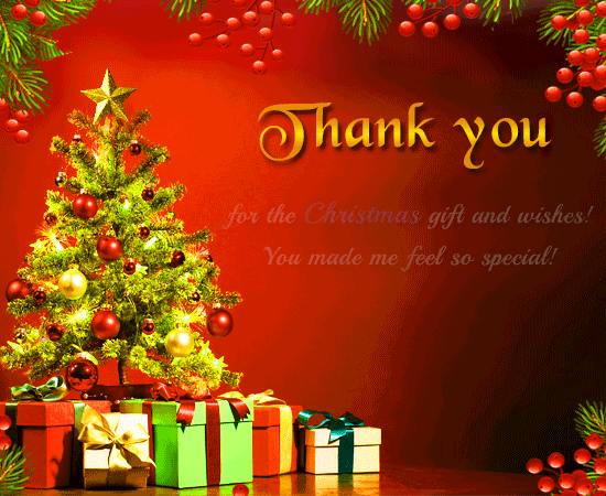 Christmas Thank You For...