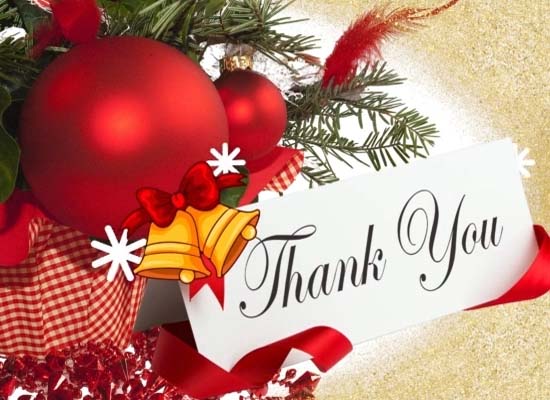 Perfect Christmas Thank You Card! Free Thank You Ecards, Greeting Cards 