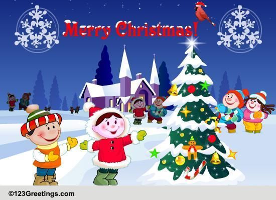 Send Christmas Tree Light Day Greetings!