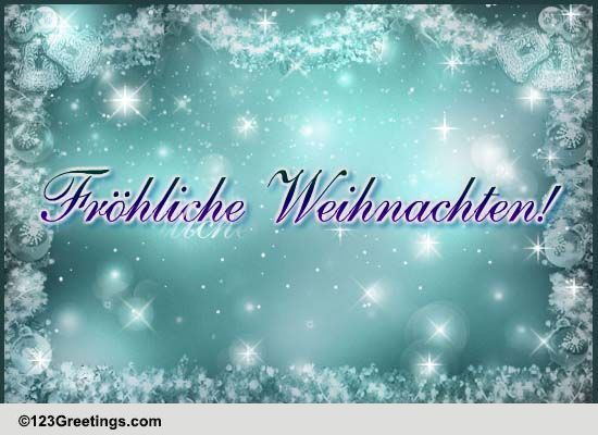 German Christmas Wishes! Free German eCards, Greeting Cards | 123 Greetings