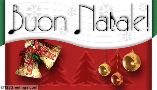 Buon Natale Wishes Italian.Buon Natale A Italian Christmas Wish Free Italian Ecards 123 Greetings