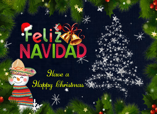 A Spanish Christmas Card For You. Free Spanish eCards, Greeting Cards