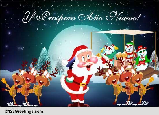 Spanish Christmas Party Free Spanish ECards Greeting Cards 123 Greetings